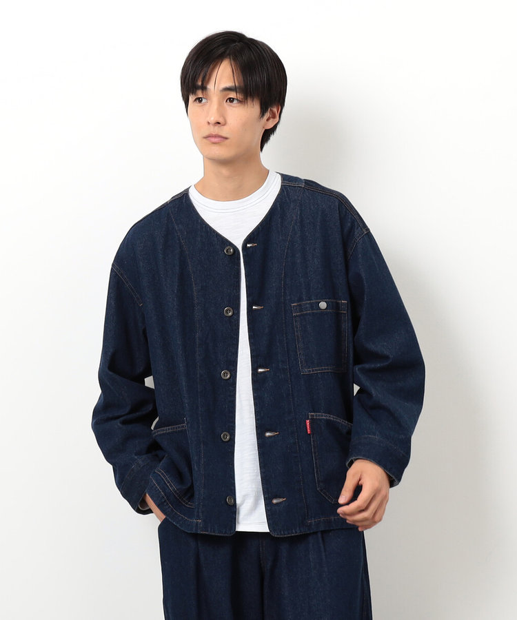 一部店舗限定】デニムブルゾン / セットアップ対応（52-21BM80-205