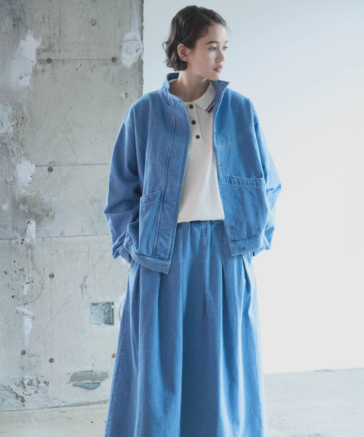 デニムブルゾン / セットアップ対応（52-21BO71-206）｜おにぎり
