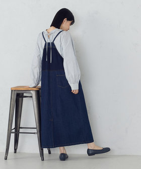 obli オブリ ジャンパースカート obli M 米沢別注フリンジジャンパースカート オブリ