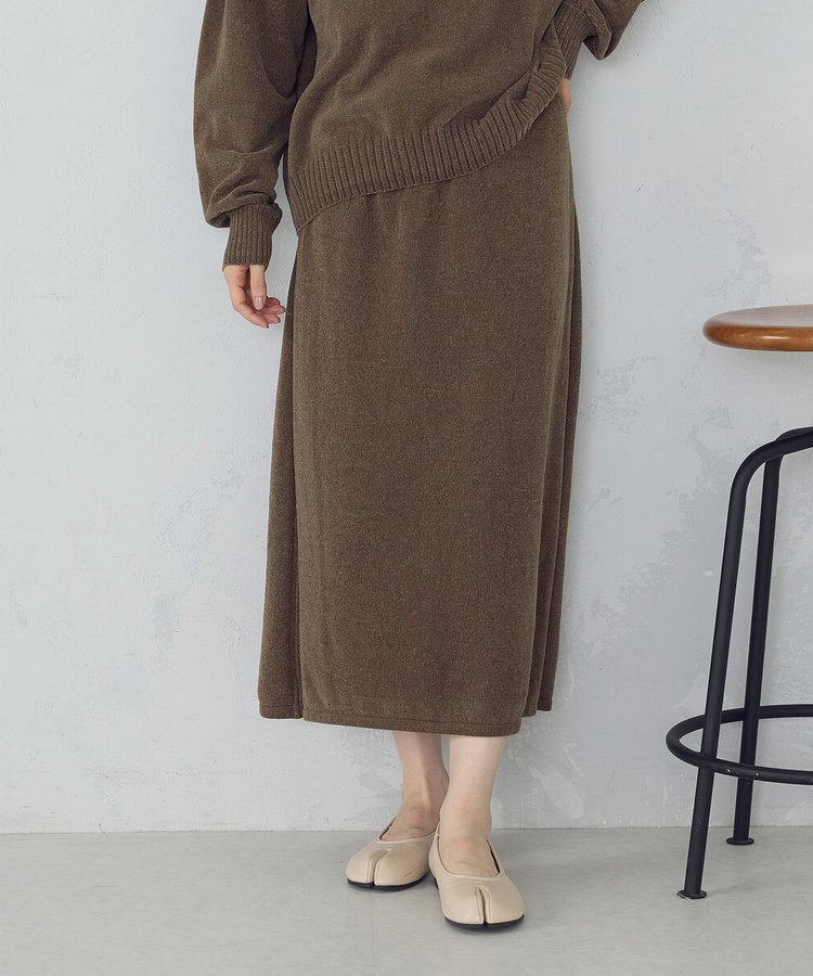 ナチュラルモールナロースカート / セットアップ対応