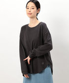 【 速乾 】綿100% スラブ長袖Tシャツ