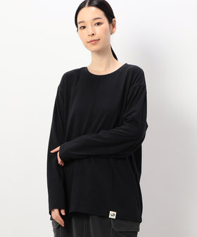 セットアイテム】デニム風裏毛ベスト＋ロング長袖Tシャツ