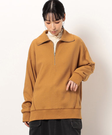 ワッフル ハーフジップ プルオーバー(52-68CI80-204)|ONIGIRI ワッフル ハーフジップ プルオーバー(52-68CI80-204)|ONIGIRI