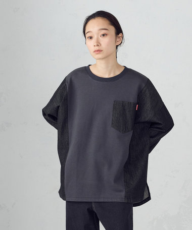 布帛切替トレーナー