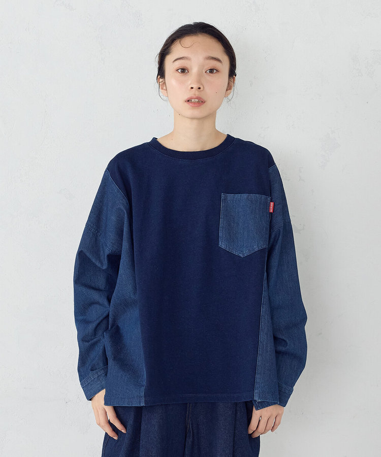 布帛切替トレーナー