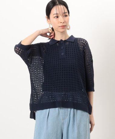 アイレット メッシュポロニット（52-76KG70-204）｜ONIGIRI