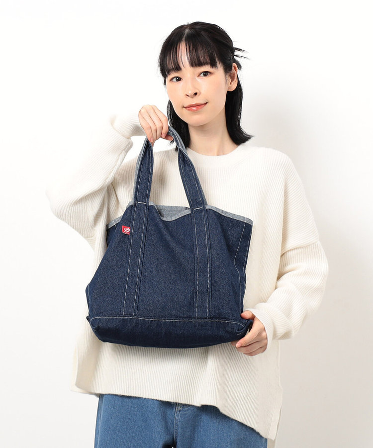 リメイクデニム☆サイドフリンジトートバッグ Black - メルカリ