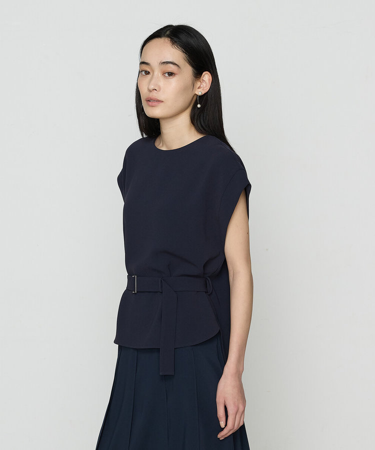 ブラウス axes femme POETIQUE ブラウス シャツ バブーシュカ付スモック風