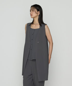 セットアップ対応】メランジツイード ジレ（15-07VI04-204）｜コムサ