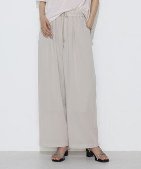 【Oggi 5月号掲載 滝沢カレンさん着用商品】〔 Sサイズ 〕 トリポリカラミ ワイドパンツ