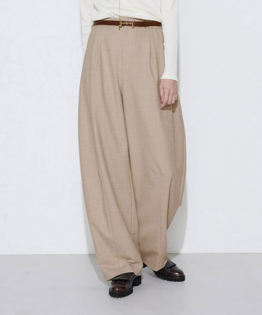 〔Sサイズ〕ウールサキソニー カーブパンツ