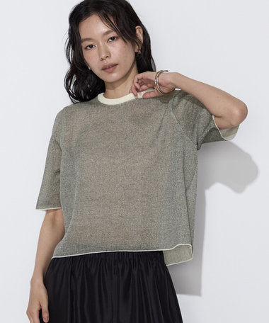 〔 Sサイズ 〕 ポリエステルラミー プルオーバーニット