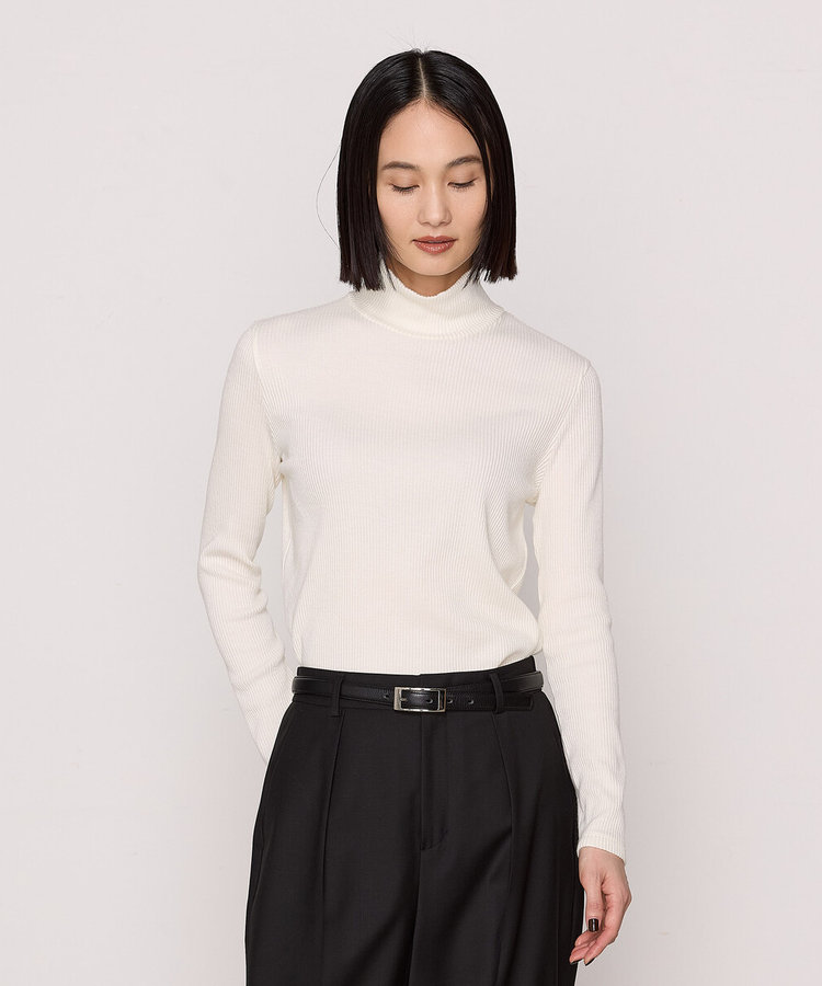 〔 Sサイズ 〕 ラグウォームリブニット ハイネックプルオーバー