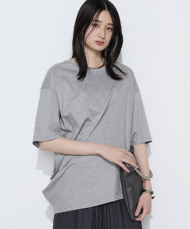 〔 Sサイズ 〕 ドライスムース／スーピマバイオスムース アシンメトリーTシャツ