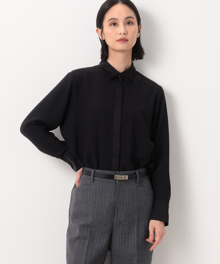 コムサ（COMME CA）/〔 Sサイズ 〕 プルエラバックサテン シャツ Sサイズ 〕 プルエラバックサテン シャツ（54-73HE10-203）｜コムサS