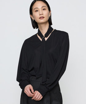 〔 Sサイズ 〕【ブライトリーセットアップ】ボウタイ ブラウス