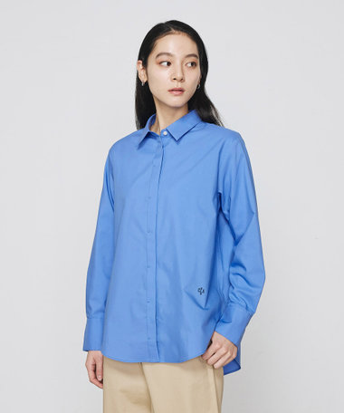 〔 Sサイズ 〕 ストライプタイプライター／バルキーオックスフォード クロップドシャツ