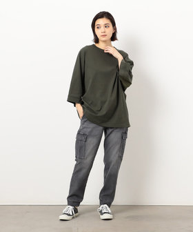 デニムジョガーカーゴパンツ（55-01PI01-204）｜パープル&イエロー