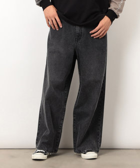 デニムダブルニーペインターパンツ（55-01PI03-204）｜パープル