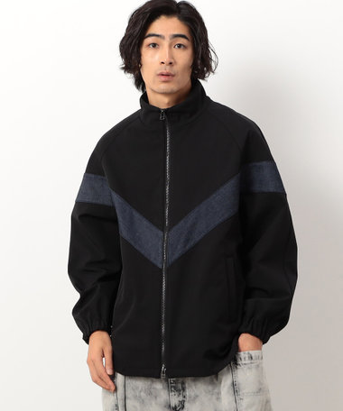 フリースボンディングラインブルゾン