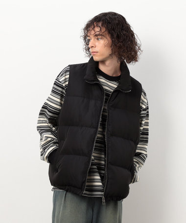 ポリエステルタフタ中綿 ベスト