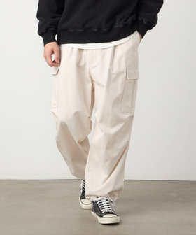 ワイドカーゴパンツ ツイルワイドカーゴパンツ（55-02PO23-206）｜パープル&イエロー