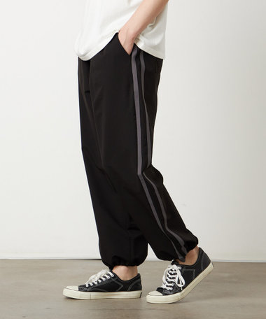 ポリエステルストレッチ ラインパンツ