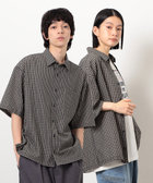 雑誌掲載【フェンディ】イエロー リネン FFジャカード シャツ FENDI フェンディ FF総柄 シルク 半袖シャツ/FS0795 AKEE F1440