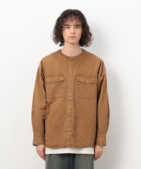 硫化ツイルブリーチクルーネック ワークシャツ（55-07HM20-205