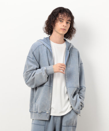フロスト加工裏毛 パーカ