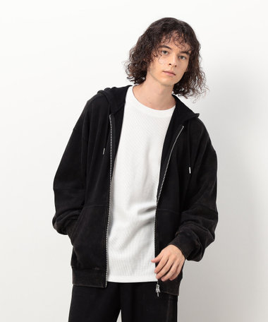 フロスト加工裏毛 パーカ