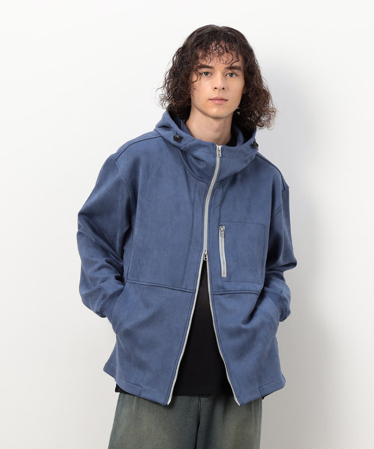 カットスエードダンボール ブルゾン