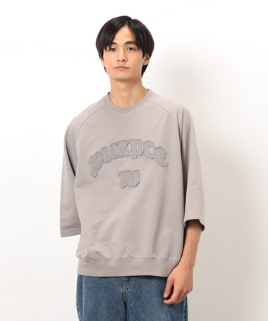 ロゴアップリケプルオーバー