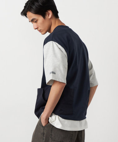 布帛 ポケットプルオーバー