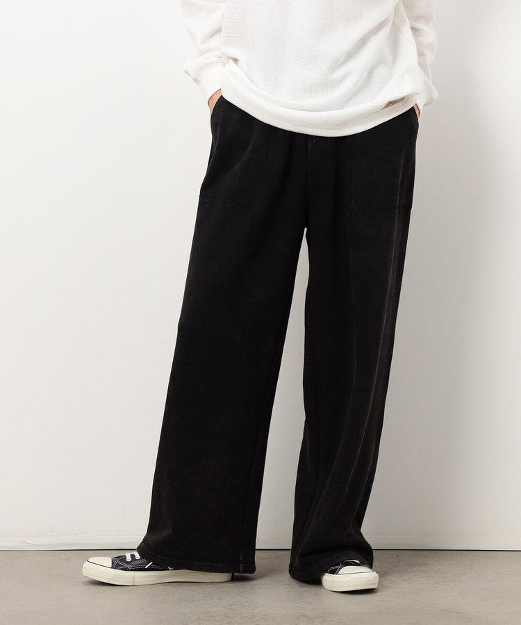 フロスト加工裏毛 パンツ