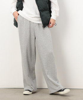 裏毛 ワイドパンツ