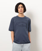 メッセージエンボス半袖ラグランTシャツ