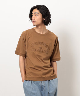 メッセージエンボス半袖ラグランTシャツ（55-31TK01-205