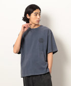 フロスト加工プリント半袖Tシャツ