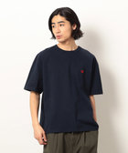 ワンポイントハート刺繍半袖Tシャツ