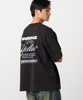 バックプリント フロスト半袖Tシャツ