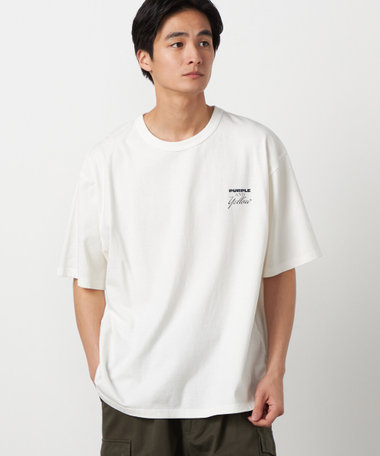 バックプリント フロスト半袖Tシャツ