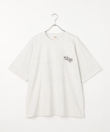 バックロゴ刺繍 半袖Tシャツ