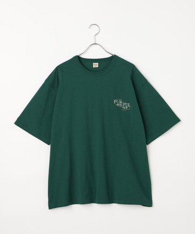 バックロゴ刺繍 半袖Tシャツ