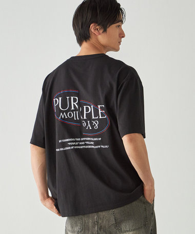 バックロゴ刺繍 半袖Tシャツ