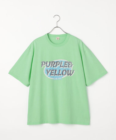 カスレロゴプリント フロスト半袖Tシャツ