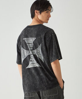 バックプリント フロスト半袖Tシャツ