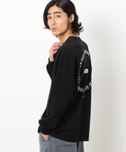 サークルプリント長袖Tシャツ