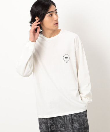 サークルプリント長袖Ｔシャツ