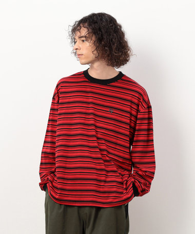 ランダムボーダー 長袖Ｔシャツ